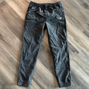 Boys DryFit Hurley Black Jogger Pants, size 12